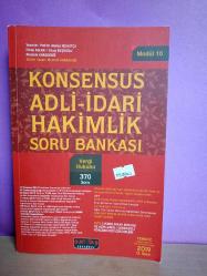 KONSENSUS ADLİ-İDARİ HAKİMLİK SORU BANKASI MODÜL 10  VERGİ HUKUKU(370 SORU) 2.EL