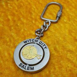 VINTAGE WITCH CITY SALEM METAL ANAHTARLIK