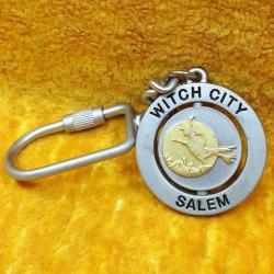 VINTAGE WITCH CITY SALEM METAL ANAHTARLIK