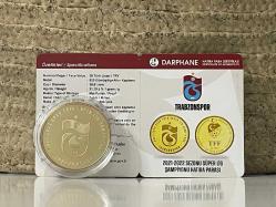 2022 - Trabzonspor 2021-2022 Sezonu Süper Lig Şampiyonu Hatıra Parası - Sertifikalı