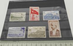 1943 CUMHURİYET'İN YİRMİNCİ YILDÖNÜMÜ PULLARI MNH TAM SERİ 1G2E3B 2022 KATALOK DEĞERİ;125.00TL