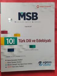 Eğitim Vadisi MSB Modüler Soru Bankası 10. Sınıf Türk Dili ve Edebiyatı (3 Modül, 296 Sayfa, 133 Test, 1668 Soru)