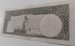 2.EMİSYON 1.TERTİP 2,5 İKİ BUÇUK TÜRK LİRASI SERİ A17 129426 NOLU NATÜREL ÇOK ÇOK TEMİZ KAĞIT PARA EN NADİRİ