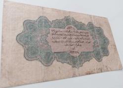 MEHMET REŞAT 6 AĞUSTOS 1332 BİR 1 LİRA (LİVRE) U 412421 SERİ NOLU ORİJİNAL NATÜREL KAĞIT PARA CAHİD İMZALI NADİRDİR