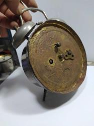 MS10-----ANTİKA KURMALI ALMAN PETER MASA SAATİ---ÇALIŞMIYOR