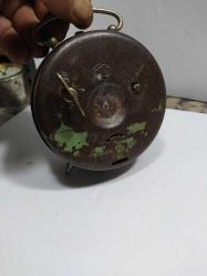 MS10-----ANTİKA KURMALI FRANSA ÜRETİMİ NACAR MASA SAATİ---ÇALIŞMIYOR