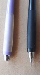 Versatil /Uçlu  Kalem 0.7 mm  Lila -Siyah Pensan Ucunu Gövde İçine Almalı Typ 2 Adet+12 Tüp Faber Castell Min (Uç)