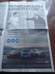 Cumhuriyet Gazetesi - 19 Kasım 2018 - Fatih Terim Fettullahçılarla İlişkini Kes Emre Belözoğlu - Metin Türel'i Uğurladık - Türkiye'nin İlk Org Festivali - FETÖ TSK'yi Nasıl İşgal Etti - Osman Kavala Soruşturması - ÖDP'li Alper Taş Adaylarımız Ortak Olacak - Fettah Tamince Dosyası Kapandı