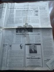 Cumhuriyet Gazetesi - 23 Ocak ayında 2011 - Fenerbahçe - Uğur Mumcu İçin Koşacaklar- Çocuklara Porno Tuzağı - Taraftardan AKP'ye Kırmızı Kart - Bülent Arınç Hayat İçki Ve Seks Değil