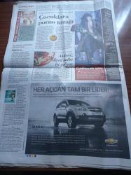 Cumhuriyet Gazetesi - 23 Ocak ayında 2011 - Fenerbahçe - Uğur Mumcu İçin Koşacaklar- Çocuklara Porno Tuzağı - Taraftardan AKP'ye Kırmızı Kart - Bülent Arınç Hayat İçki Ve Seks Değil