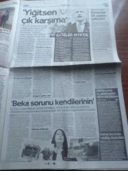 Cumhuriyet Gazetesi - 7 Şubat 2018 - Fenerbahçe İle MHK Restleşti Karşılıklı İstifa Çağrısı Yapıldı - Galatasaray Filede Güldü - Cape Town Kuruyor - Buzdan Müzik Aletleriyle - 24 Derecede Festival - Devlet Bahçeli Türk Tabipler Birliğini Terör Örgütü İlan Etti - Sinoplular Nükleere Hayır - Nuriye Gülmen İyileşiyor - Akkuyu Santrali - Recep Tayyip Erdoğan