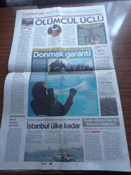 Cumhuriyet Gazetesi - 7 Şubat 2018 - Fenerbahçe İle MHK Restleşti Karşılıklı İstifa Çağrısı Yapıldı - Galatasaray Filede Güldü - Cape Town Kuruyor - Buzdan Müzik Aletleriyle - 24 Derecede Festival - Devlet Bahçeli Türk Tabipler Birliğini Terör Örgütü İlan Etti - Sinoplular Nükleere Hayır - Nuriye Gülmen İyileşiyor - Akkuyu Santrali - Recep Tayyip Erdoğan