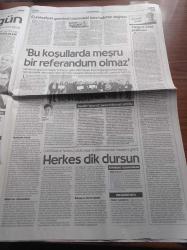 Cumhuriyet Gazetesi - 28 Ocak 2017 - Arda Turan Atatürk Sevgimi Sorgulatmam - TFF'ye Küfür Şikayeti - Belgrad Ormanı Dekovil Tehdidi - 90 Gündür Tutukluyuz - TRT'den Evet İçin Kampanya - Ödev Yerine Haydi Camiye
