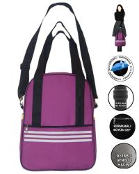 Spor Omuz Okul Seyahat Lettop Evrak Çantası Ayarlı Askı Cepli