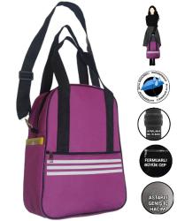 Spor Omuz Okul Seyahat Lettop Evrak Çantası Ayarlı Askı Cepli