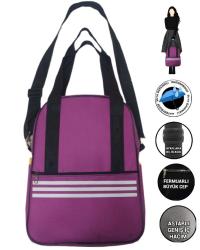 Spor Omuz Okul Seyahat Lettop Evrak Çantası Ayarlı Askı Cepli