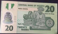 NİJERYA 20 NAIRA 2019 ÇİL.POLİMER PARA