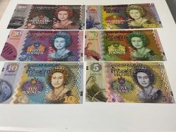 Kraliçe Elizabeth - Pitcairn Adaları 6 lı Hatıra Fantezi Kağıt Paraları - Çil kondisyon