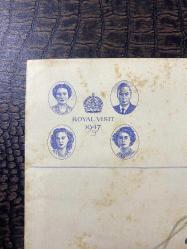 1947 Kraliyet Ziyareti İngiliz Sömürge İlk Gün Zarfı Tam Seri Pulları ve Özel Gün Damgalı Royal Visit 1947 FDC SWAZİLAND Commonwealth