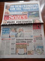 Sözcü Gazetesi - 5 Temmuz 2010 - İbrahim Toraman Benim Adım Beşiktaş - Ronaldinho - Cep Telefonunda Devrim Gibi Buluş - Kadir İnanır Siyaset İçin Tek Şartım Var - Ozan Güven - Uğur Yücel - AKP'li Mehmet Ali Şahin Boğazınız İçin Değil Memleket İçin Çalışın - Balıkadamlar Kulübünde Çifte Cinayet - Armatör Kahraman Sadıkoğlu Bu Gücü Nereden Buluyor