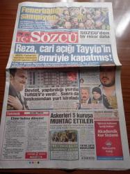 Sözcü Gazetesi - 28 Nisan 2014 - Şampiyon Fenerbahçe - Ersun Yanal - İsmail Kartal - 474. Mesir Festivali - George Clooney - Volkan Konak - Hadise - Reza Zarrab Cari Açığı Recep Tayyip Erdoğan'ın Emriyle Kapatmış - Bilal Erdoğan - Askerleri 5 Kuruşa Muhtaç Ettiler