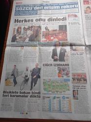 Sözcü Gazetesi - 28 Nisan 2014 - Şampiyon Fenerbahçe - Ersun Yanal - İsmail Kartal - 474. Mesir Festivali - George Clooney - Volkan Konak - Hadise - Reza Zarrab Cari Açığı Recep Tayyip Erdoğan'ın Emriyle Kapatmış - Bilal Erdoğan - Askerleri 5 Kuruşa Muhtaç Ettiler