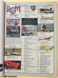 RC Modeler Radio Control Airplanes Flying Electrical - May 2004 - Vintage Magazine - İngilizce Uzaktan Kumandalı Model Uçak Dergisi - Construction : Lavochkin LA7 - Sukhoi SU31 Arf - İmagine 50 Arf - Miles Magister M14 - Antoniette - Votec 322