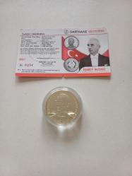 İSMET İNÖNÜ TÜRK SİYASETÇİLERİ NO:1 HATIRA GÜMÜŞ PARA