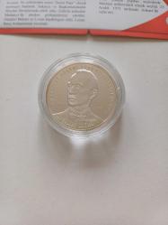 İSMET İNÖNÜ TÜRK SİYASETÇİLERİ NO:1 HATIRA GÜMÜŞ PARA