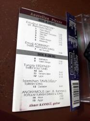 anatolian pieces - ahmet kanneci  kaset  (kasetçalarda denenmiştir/dinlenmiştir)