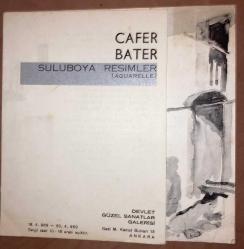Cafer Bater Suluboya Resimler Sergi Davetiye