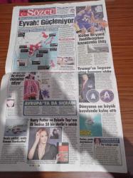 Sözcü Gazetesi - 27 Ocak 2020 - Sergen Yalçın - Beşiktaş Son 9 Resmi Maçında 8. Mağlubiyetini Aldı - Kobe Bryant Helikopter Kazasında Öldü - Harry Potter Ve Felsefe Taşı'nın İlk Baskısı 28 Bin Sterlin'e Satıldı - Kanal İstanbul Parasıyla Türkiye Kurtulur - ABD Askerleri PKK'lı Hainlerle Çay Keyfi Yaptı