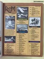 RC Modeler Radio Control Airplanes Flying Electrical - August 1989 - Vintage Magazine - İngilizce Uzaktan Kumandalı Model Uçak Dergisi - Construction : Heath Baby Bullet - Ultra Sport 60 - Express M29 - Bandido