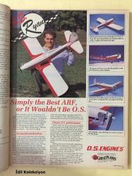 RC Modeler Radio Control Airplanes Flying Electrical - August 1989 - Vintage Magazine - İngilizce Uzaktan Kumandalı Model Uçak Dergisi - Construction : Heath Baby Bullet - Ultra Sport 60 - Express M29 - Bandido