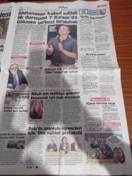 Sözcü Gazetesi - 8 Ekim 2017 - 30 Bin Feet'te Zafer Sözü - TFF'ye Siyah Çelenk - Mehmetçiğe Yeni Görev - İsmail Saymaz - Barış Yarkadaş - Tuğamiral Yankı Bağcıoğlu