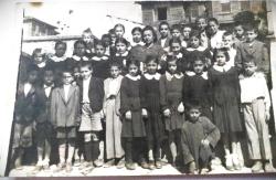 SİYAH BEYAZ FOTOĞRAF OKUL TEMALI 1950