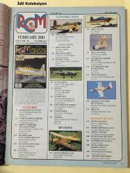 RC Modeler Radio Control Airplanes Flying Electrical - February 2001 - Vintage Magazine - İngilizce Uzaktan Kumandalı Model Uçak Dergisi - Construction : Miles M20 - MDS 148 Fs Pro - Mx 6800 Pico Micro - Whisper 1400