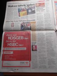 Milliyet Gazetesi - 19 Kasım 2009 - Hakem Fırat Aydınus Gördüğünü Çalar İnandığını Yapar - Galatasaray'da Deprem - Mavi Senfoninin Şifrelerini Çözüyoruz - Arda Turan Domuz Gribi- Milyon Dolarlık Evlilik Kontratı Cem Alara Uzan - Baro Eylemini Geren Pankart