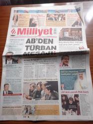 Milliyet Gazetesi - 8 Şubat 2008 - Beşiktaş'ın Arjantin'li Yıldızı Delgado - İslam Çupi'yi Andık - Ve Harvard Öğrencileri Yılın Kadını Paris Hilton'la Tanıştı - Belçika Dhkpc'li Teröristleri Serbest Bıraktı - Dursun Karataş - Fehriye Erdal- TOBB Başkanı Rifat Hisarcıklıoğlu Anayasa Moda Dergisi Değildir - Avrupa Birliği'nden Türban Mesajı