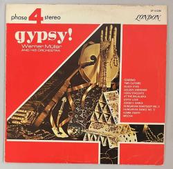 Werner Müller And His Orchestra Gypsy Plak (Orjinal 1966 Dönem Türk Baskı 2.El Plak)