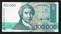 ** HIRVATİSTAN ( 100.000 * DİNARA ) 1993 - ÇİL
