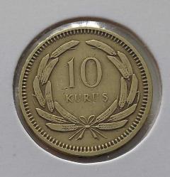 1951 YILI ORJİNAL MADENİ PİRİNÇ 10 ON KURUŞ YY2SS1A ÇİL EN NADİR TARİHLİSİ