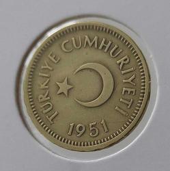 1951 YILI ORJİNAL MADENİ PİRİNÇ 10 ON KURUŞ YY2SS1A ÇİL EN NADİR TARİHLİSİ