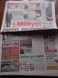 Milliyet Gazetesi - 6 Mart 2010 - Beşiktaş'tan Taraftara Doğum Günü Hediyesi - Trabzonspor Seri Peşinde - Bild'den Papandreu'ya Açık Mektup- Bülent Arınç Kazayı Ucuz Atlattı - Carla Bruno İç Çamaşırı Giysin Mi - Atina'ya Cami - Recep İvedik'de Joy'da Tatil Yaptı