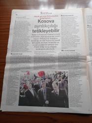 Cumhuriyet Strateji Gazetesi - 25 Şubat 2008 - Sayı 191 - Kosova: Made İn USA - Rusya 2020 Planı - Kosova Sırbistan'dan Kurtuldu - İlk Devlet İnşası Tamam - Hocalı Katliamının İtirafı - Lübnan'da Kılıçlar Bileniyor - Lozan Hiçe Sayılıyor - İsrail Duvara Çarptı - ABD Körfezde Tıkandı