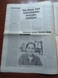 Cumhuriyet Kitap Gazetesi - 6 Aralık 2001 - Sayı 616 - Bir Panelin Ardından Son Dönem Türk Öykücülüğünde Arayışlar Yönelişler - Nasreddin Hoca - Doktor Jivago - Pınar Göksan Aker Ayla Kutlu İle Zehir Zıkkım'ı Konuştu - Fotoğraf Hikayeleri - Aylin Süer Pagaruşa - Beyoğlu'nda Balıkların Ayak Sesleri - İnci Aral