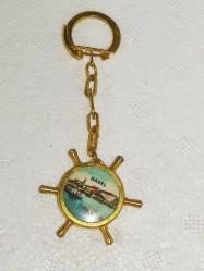 16297-BASEL ŞEHRİ VE PUSULA ANAHTARLIK