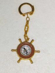 16297-BASEL ŞEHRİ VE PUSULA ANAHTARLIK