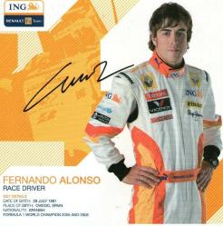 FORMULA 1 İMZALI  FERNANDO ALONSO