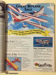 RC Modeler Radio Control Airplanes Flying Electrical - November 1995 - Vintage Magazine - İngilizce Uzaktan Kumandalı Model Uçak Dergisi - Construction : Day Dreamer - Electrocrow - Grasshopper - Sierra - Stephens Akro - Paraplane Sport - Sport Air 40 - Irvine Q72